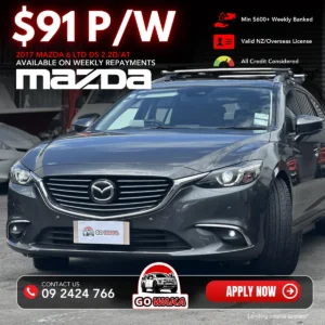 Mazda 6 $91 weekly